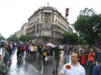 Radikális Gyalogosok (RAGYA) tüntetése 2006-ban