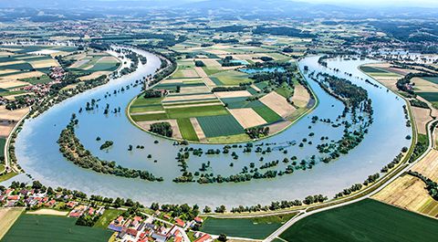 Danube Mühlhamer Schleife, Germany